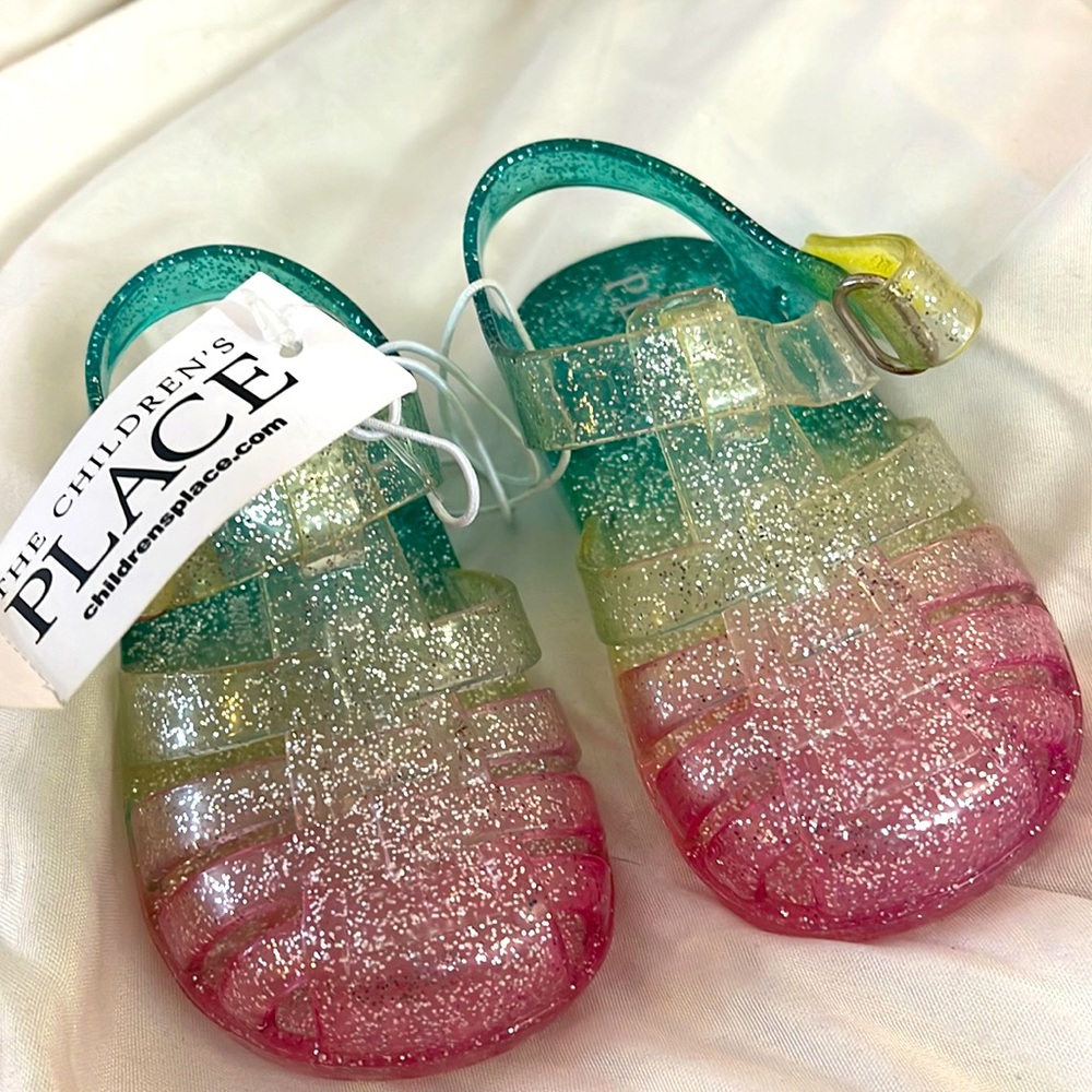 Children’s Place Jelly Sandals. Toddler Size 6-12 months.